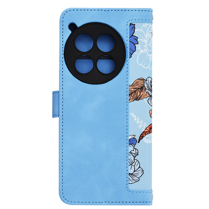 Hülle für OnePlus 12, Techsuit, FlipCraft, Blau