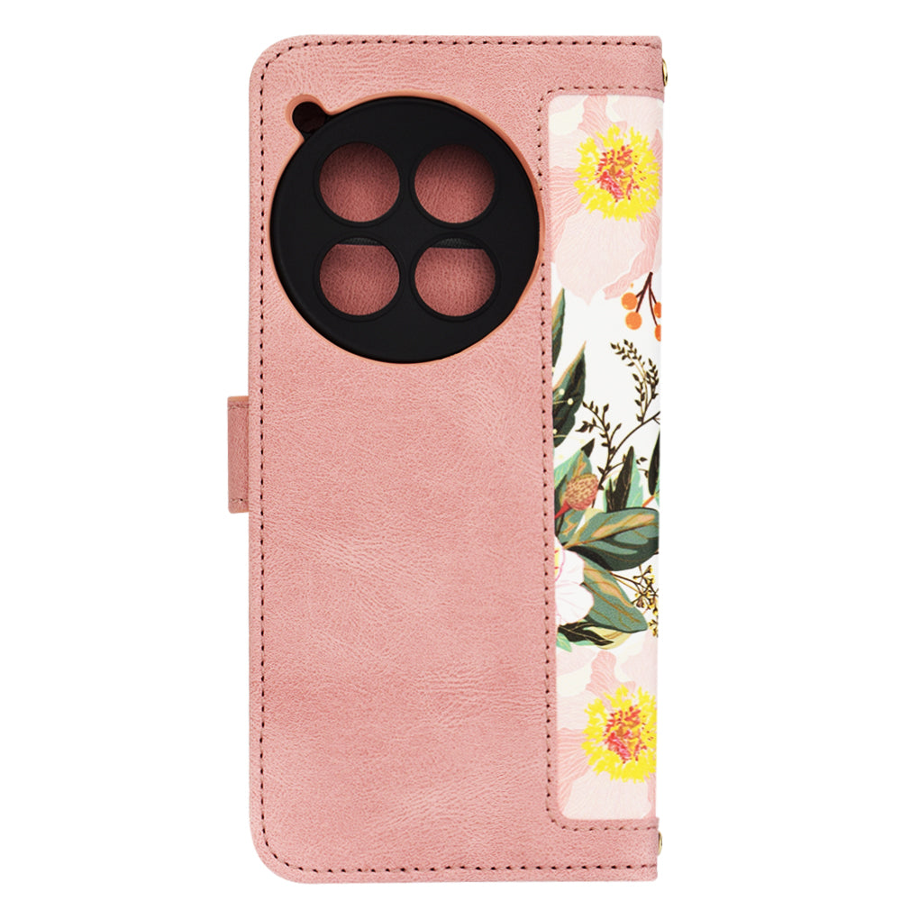 Hülle für OnePlus 12, Techsuit, FlipCraft, Rosa