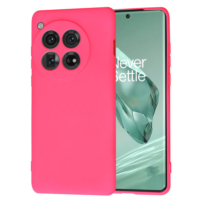 Hülle für OnePlus 12, Techsuit, SoftFlex, Dunkelrosa