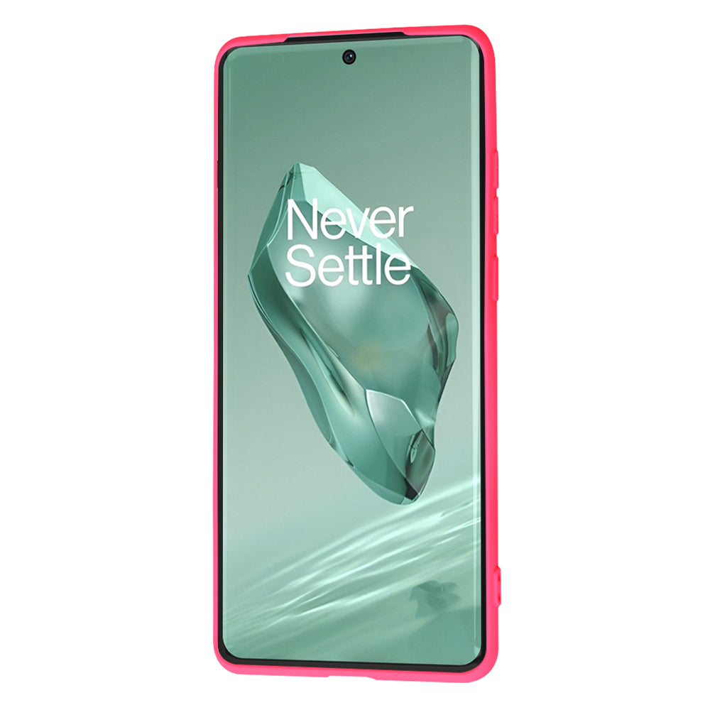 Hülle für OnePlus 12, Techsuit, SoftFlex, Dunkelrosa