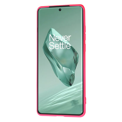 Hülle für OnePlus 12, Techsuit, SoftFlex, Dunkelrosa