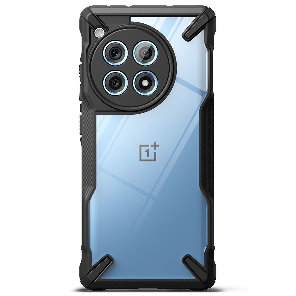 Case for OnePlus 12R, Ringke, Fusion X, Black 