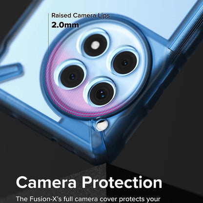 Hülle für OnePlus 12R, Ringke, Fusion X, Blau