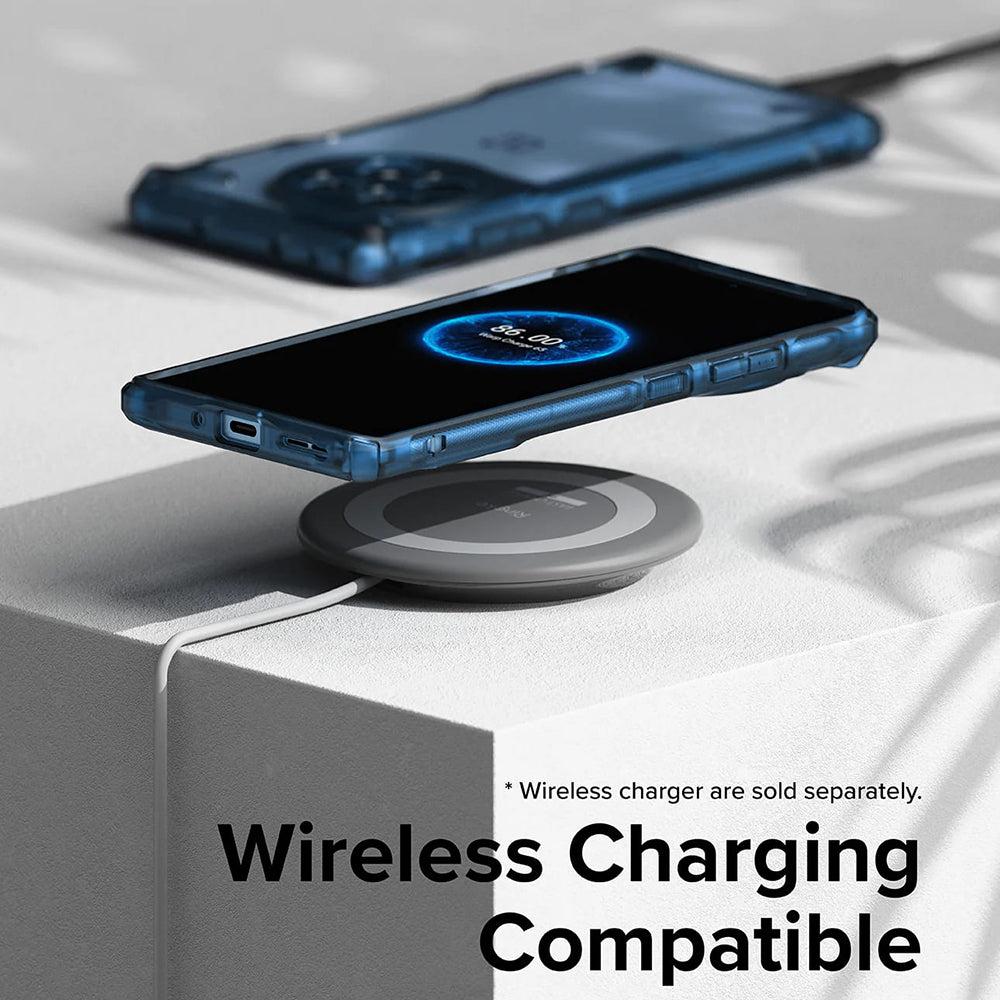 Hülle für OnePlus 12R, Ringke, Fusion X, Blau