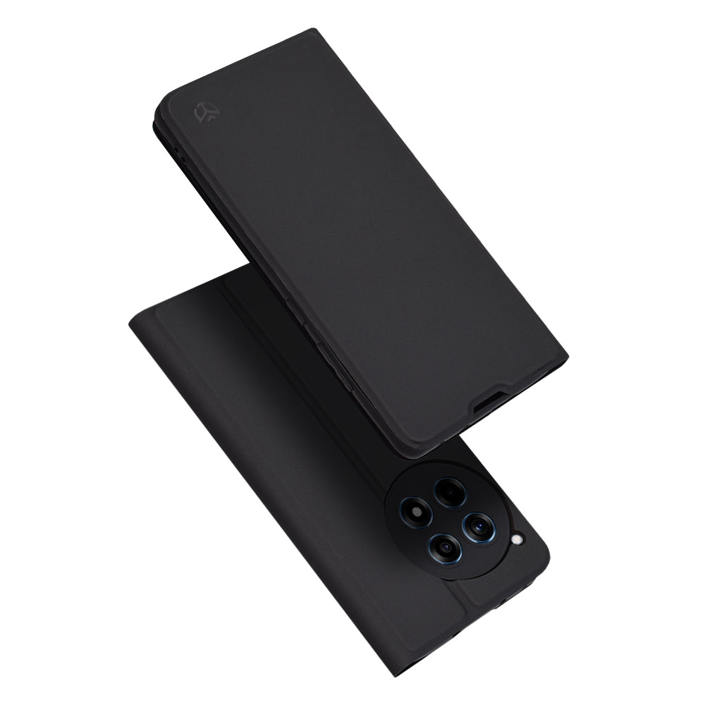 Hülle für OnePlus 12R, Techsuit, Magskin Book, Schwarz