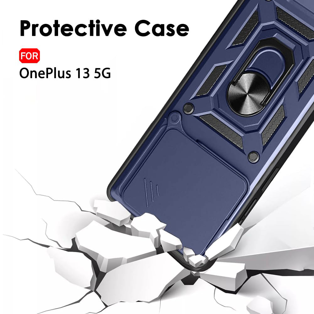 Hülle für OnePlus 13, Techsuit, CamShield, Blau