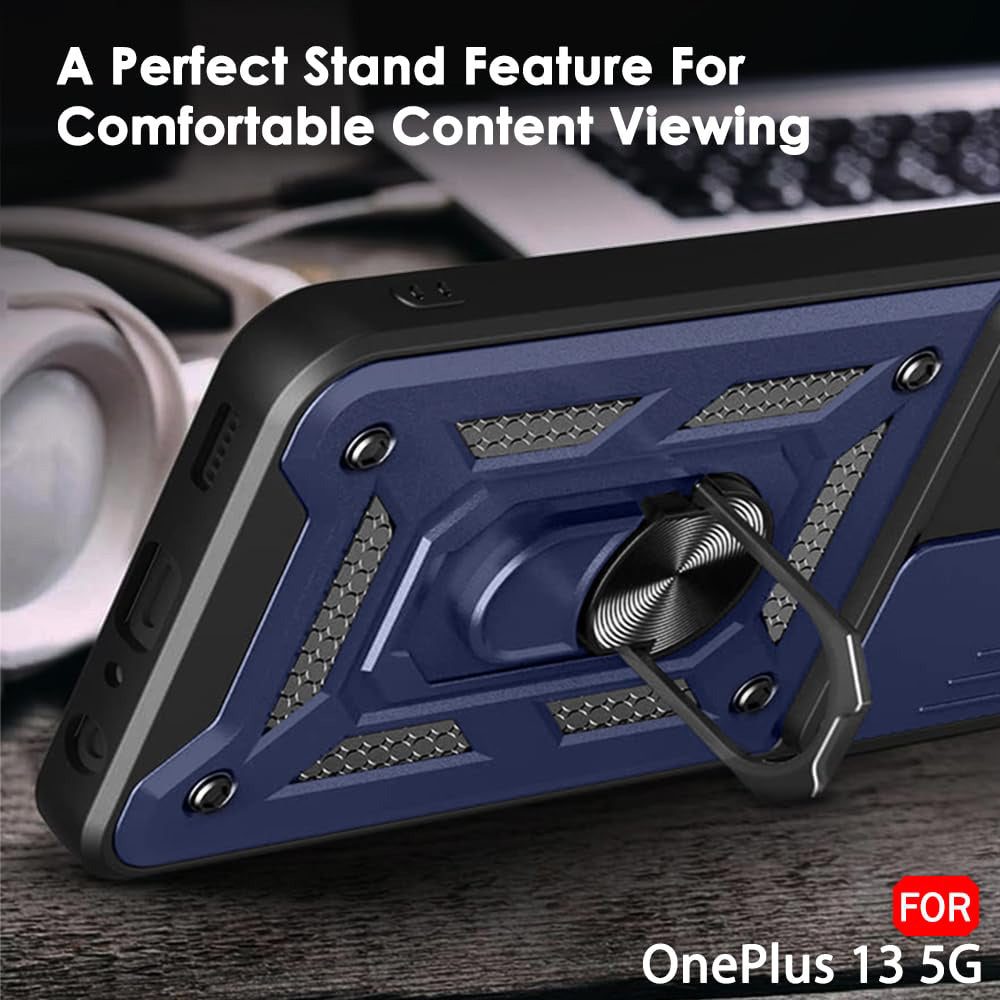 Hülle für OnePlus 13, Techsuit, CamShield, Blau