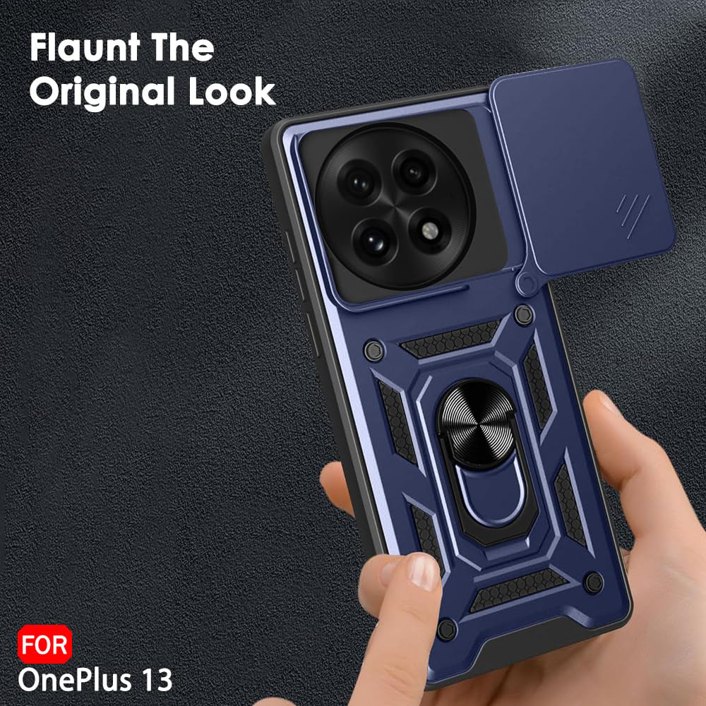 Hülle für OnePlus 13, Techsuit, CamShield, Blau
