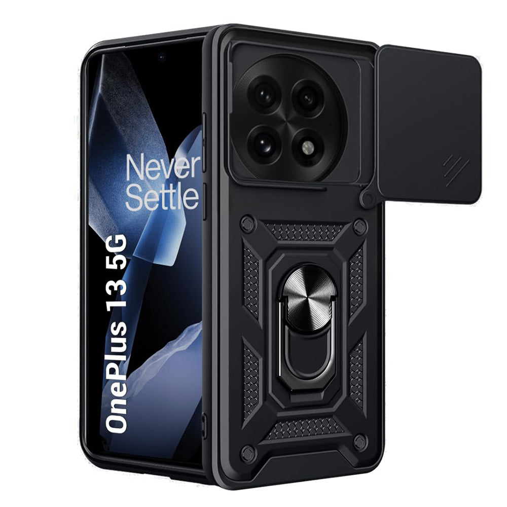Hülle für OnePlus 13, Techsuit, CamShield, Schwarz