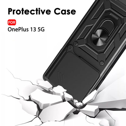 Hülle für OnePlus 13, Techsuit, CamShield, Schwarz