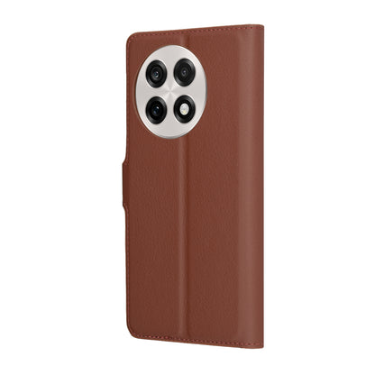 Hülle für OnePlus 13R, Techsuit, Leder-Folio, Braun