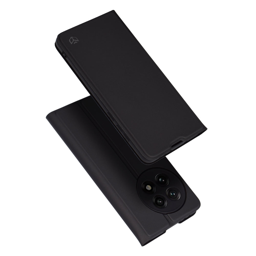 Hülle für OnePlus 13R, Techsuit, Magskin Book, Schwarz