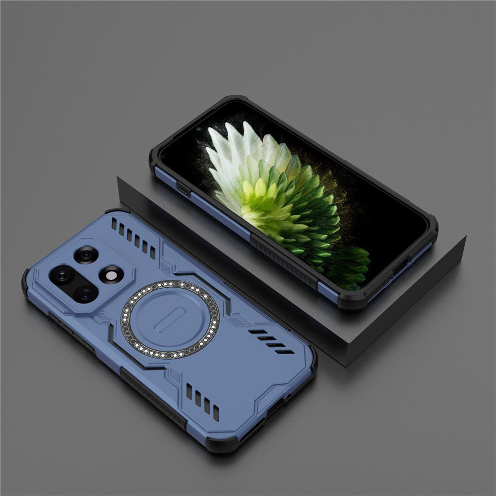 Hülle für OnePlus 15, Techsuit, ArmorMag, Blau