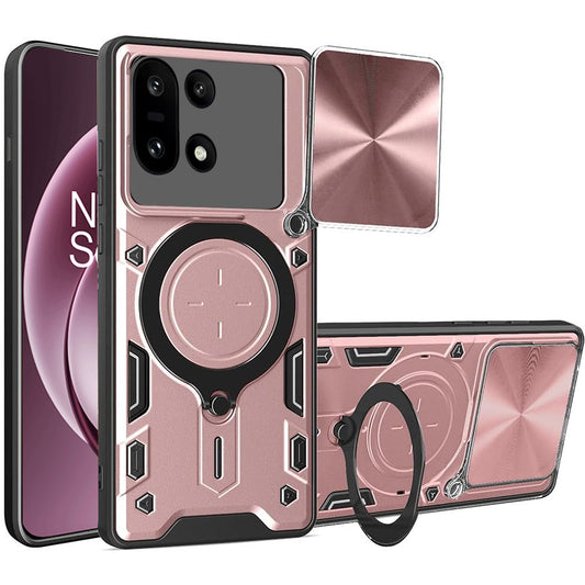 Hülle für OnePlus 15, Techsuit, CamGuard Pro, Roségold