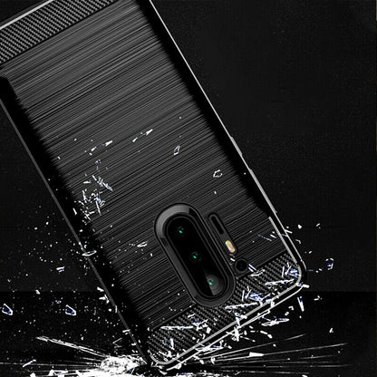 Hülle für OnePlus 8 Pro, Techsuit, Carbon, Schwarz