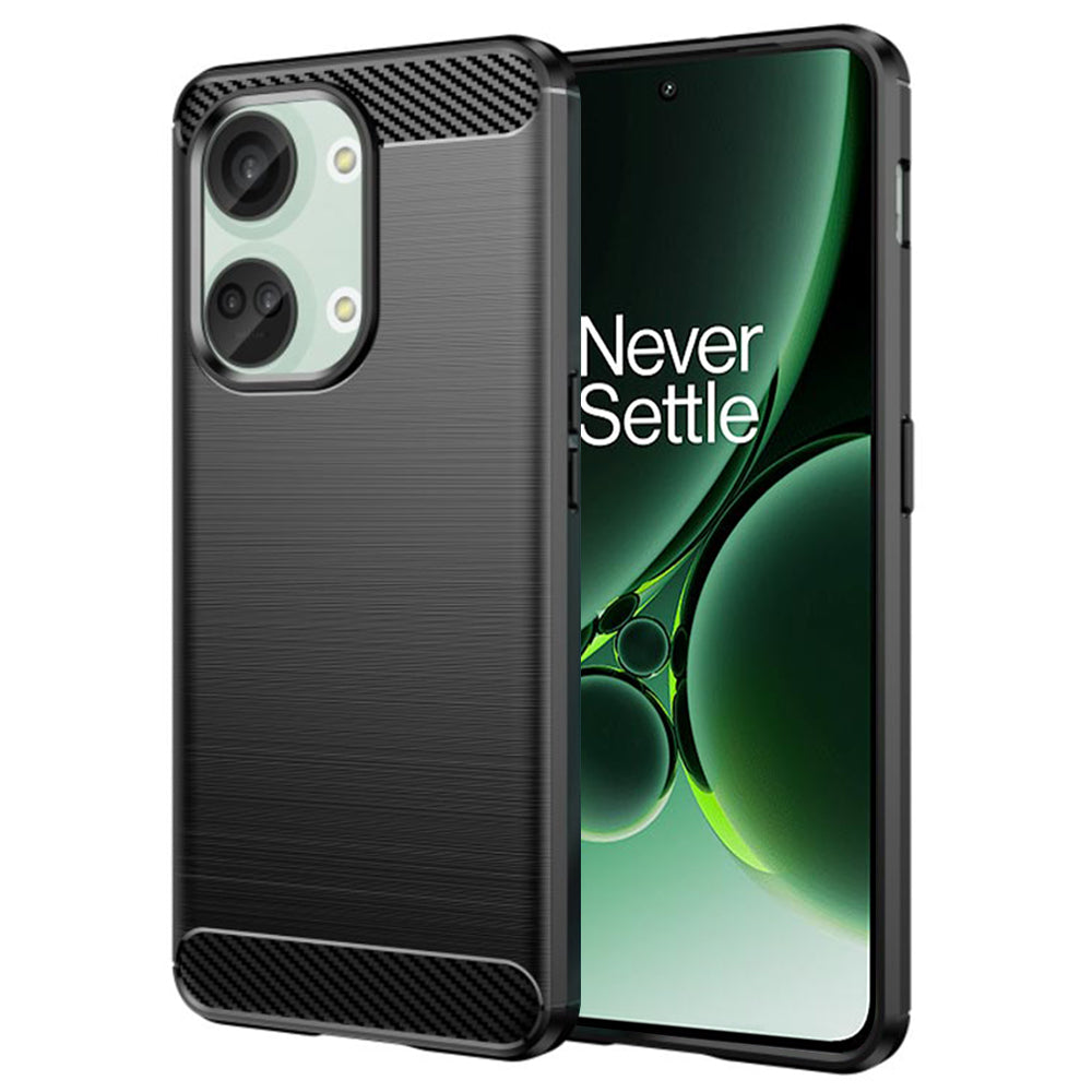 Hülle für OnePlus Nord 3, Techsuit, Carbon, Schwarz