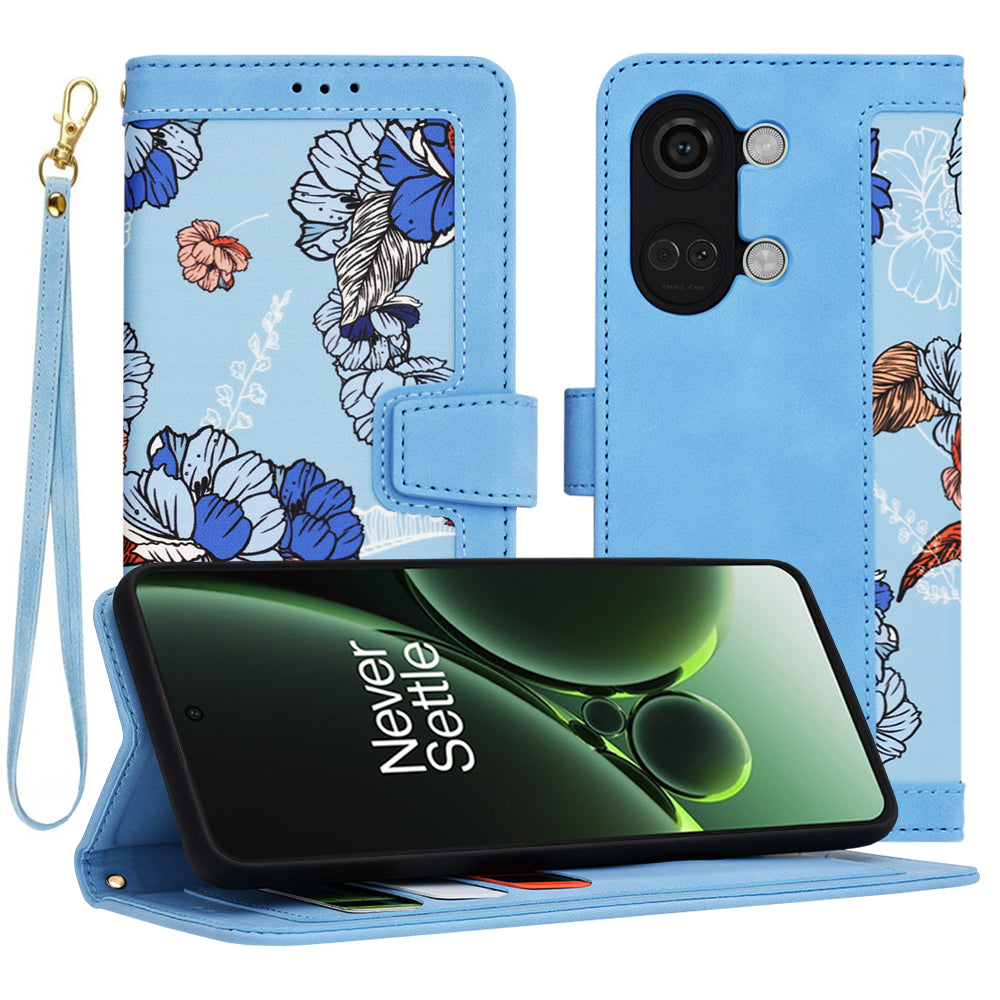Hülle für OnePlus Nord 3, Techsuit, FlipCraft, Blau