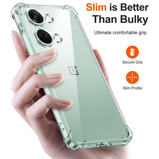 Hülle für OnePlus Nord 3, Techsuit, stoßfest klar, transparent