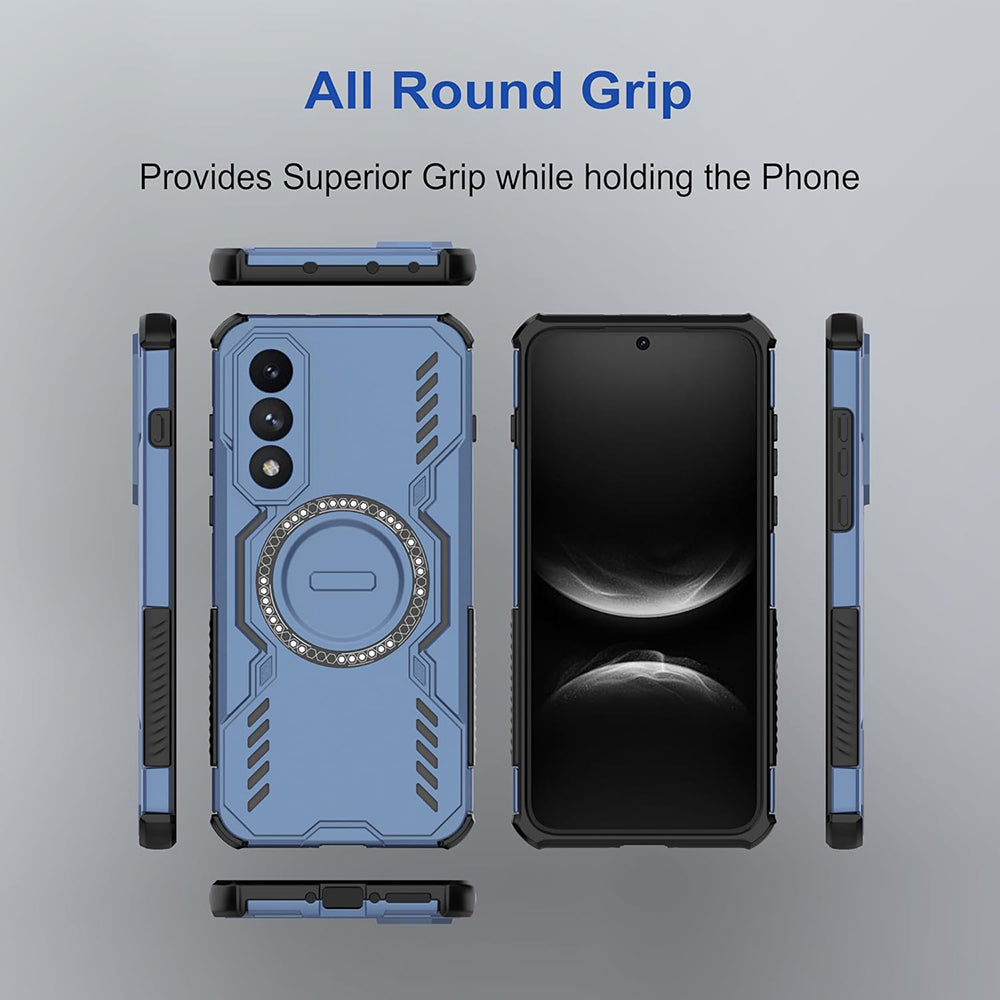 MagSafe Case for OnePlus Nord 5, Techsuit, ArmorMag, Blue