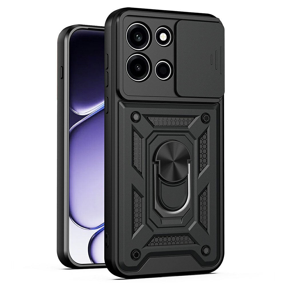 Hülle für OnePlus Nord 6, Techsuit, CamShield, Schwarz