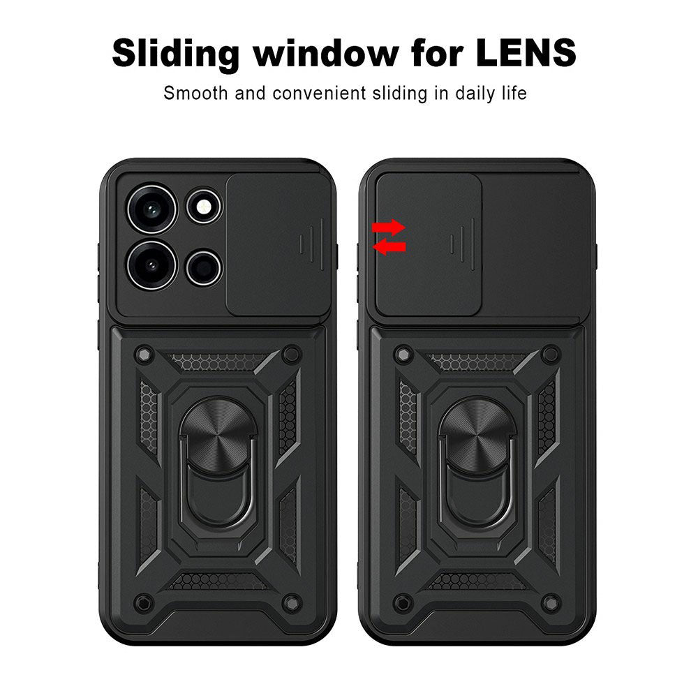 Hülle für OnePlus Nord 6, Techsuit, CamShield, Schwarz