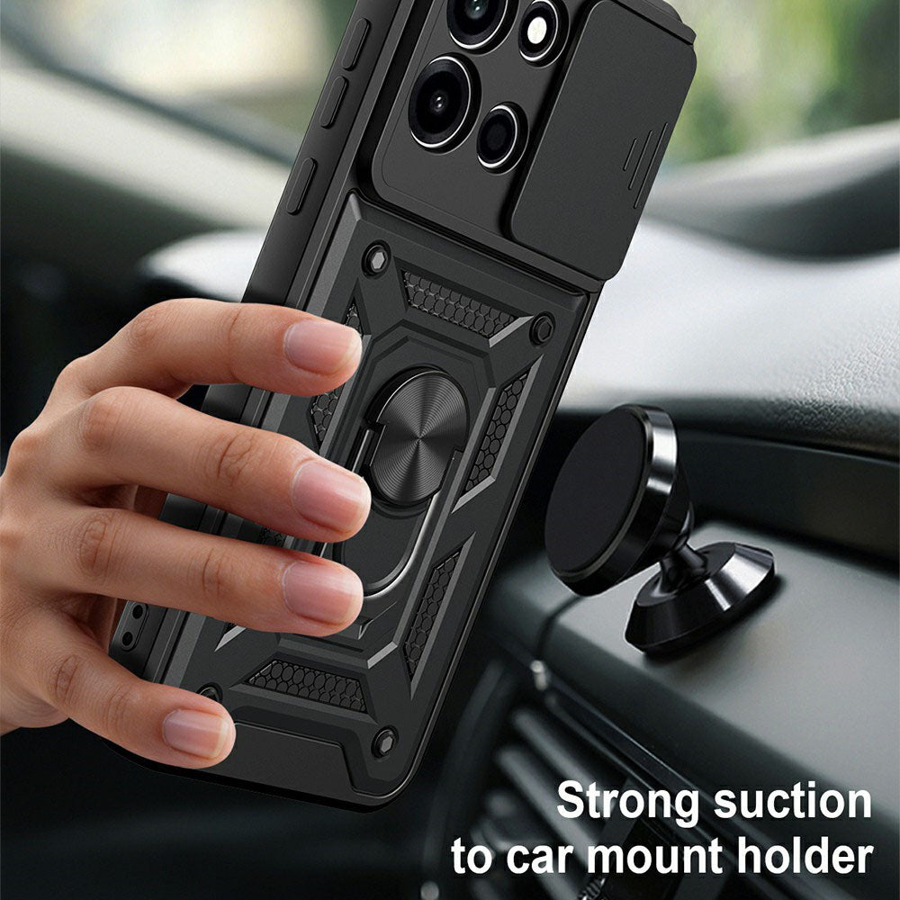 Hülle für OnePlus Nord 6, Techsuit, CamShield, Schwarz