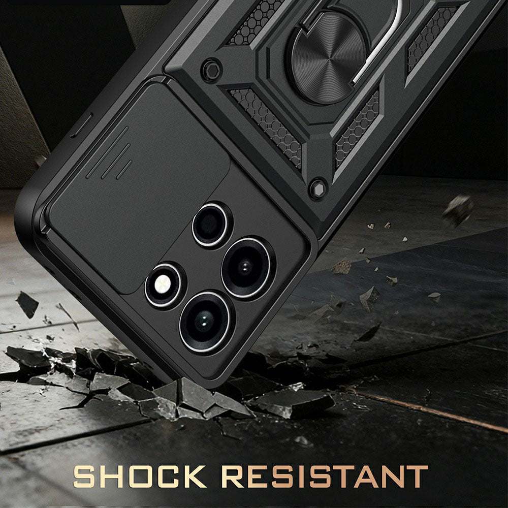 Hülle für OnePlus Nord 6, Techsuit, CamShield, Schwarz