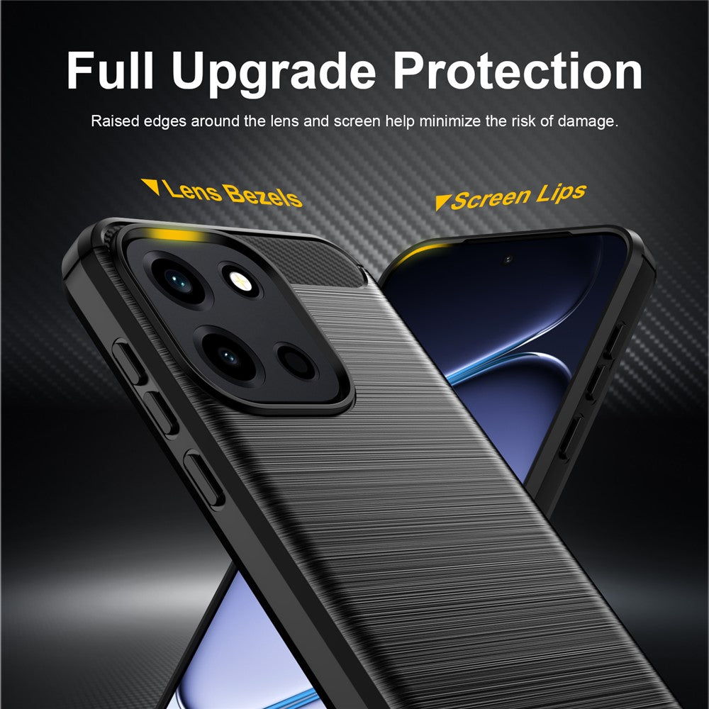 Case for OnePlus Nord 6, Techsuit, Carbon, Blue