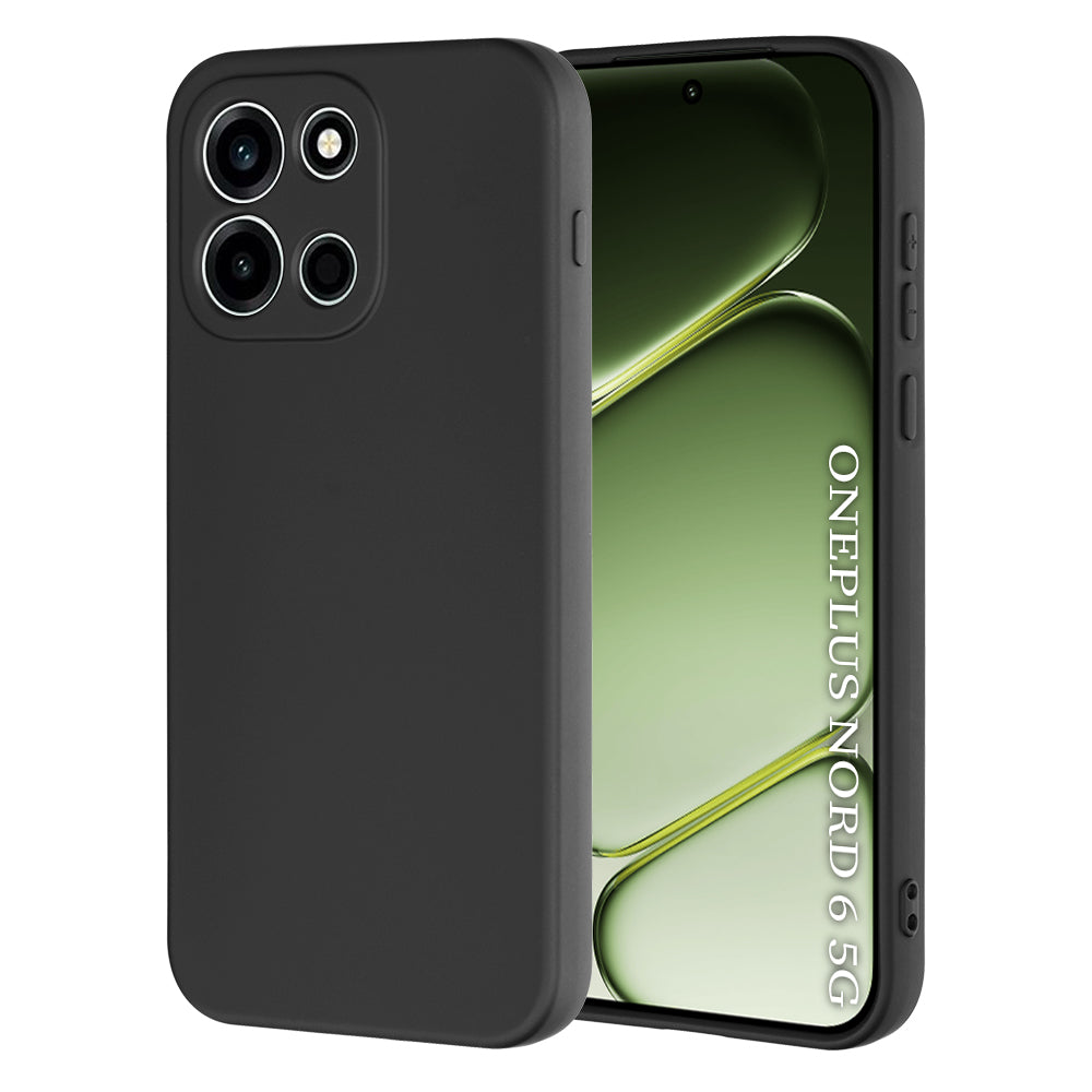 Hülle für OnePlus Nord 6, Techsuit, SoftFlex, Schwarz