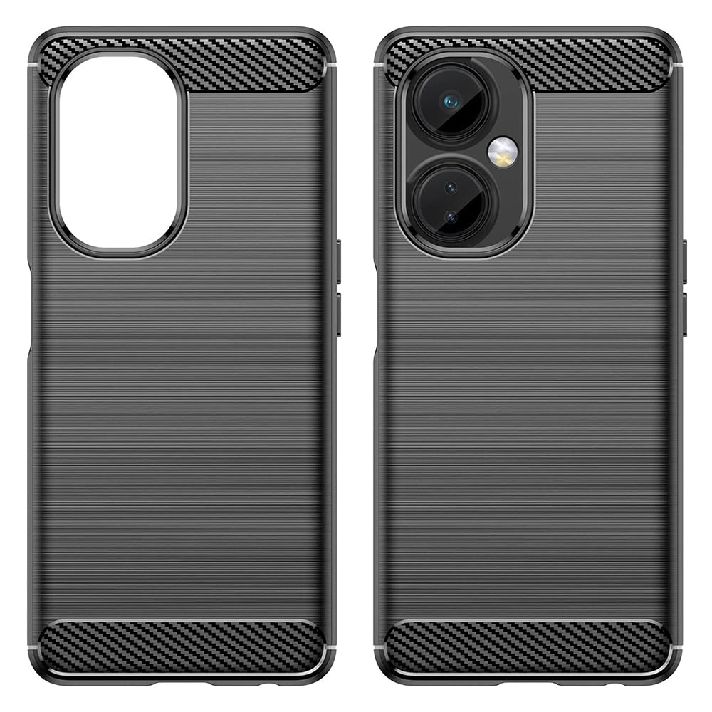 Hülle für OnePlus Nord CE 3 Lite, Techsuit, Carbon, Schwarz