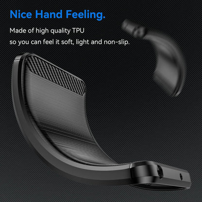 Hülle für OnePlus Nord CE 3 Lite, Techsuit, Carbon, Schwarz