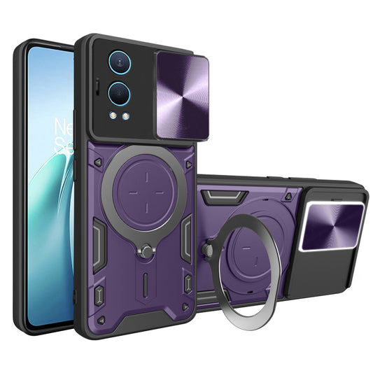 Hülle für OnePlus Nord CE4 Lite, Techsuit, CamGuard Pro, Lila