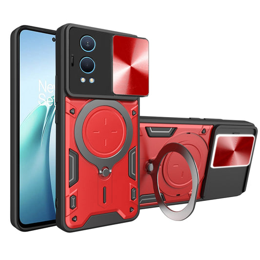 Hülle für OnePlus Nord CE4 Lite, Techsuit, CamGuard Pro, Rot