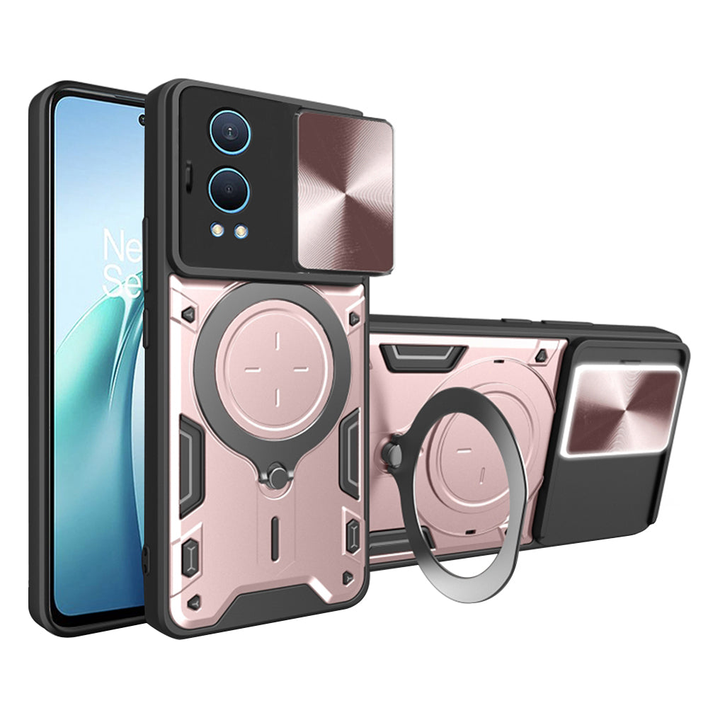 Hülle für OnePlus Nord CE4 Lite, Techsuit, CamGuard Pro, Roségold
