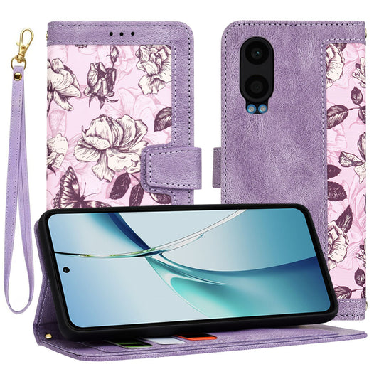 Hülle für OnePlus Nord CE4 Lite, Techsuit, FlipCraft, Lila