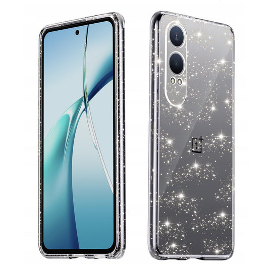 Hülle für OnePlus Nord CE4 Lite, Techsuit, SparkleSkin, Transparent