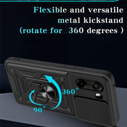 Hülle für OnePlus Nord CE5, Techsuit, CamShield, Schwarz