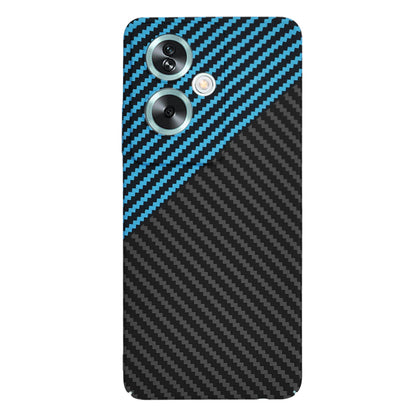 Hülle für OnePlus Nord N30 SE / Oppo A79, Techsuit, Carbonite FiberShell, Schwarz Blau
