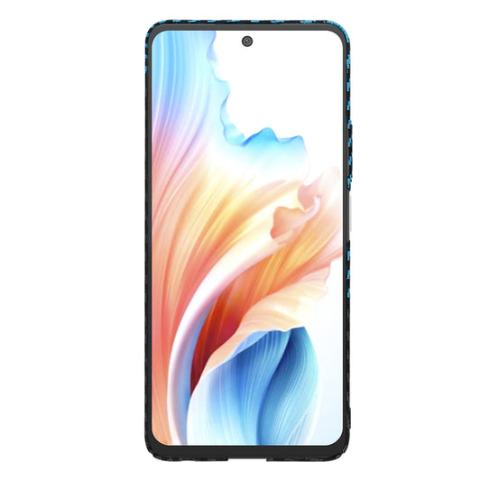 Hülle für OnePlus Nord N30 SE / Oppo A79, Techsuit, Carbonite FiberShell, Schwarz Blau