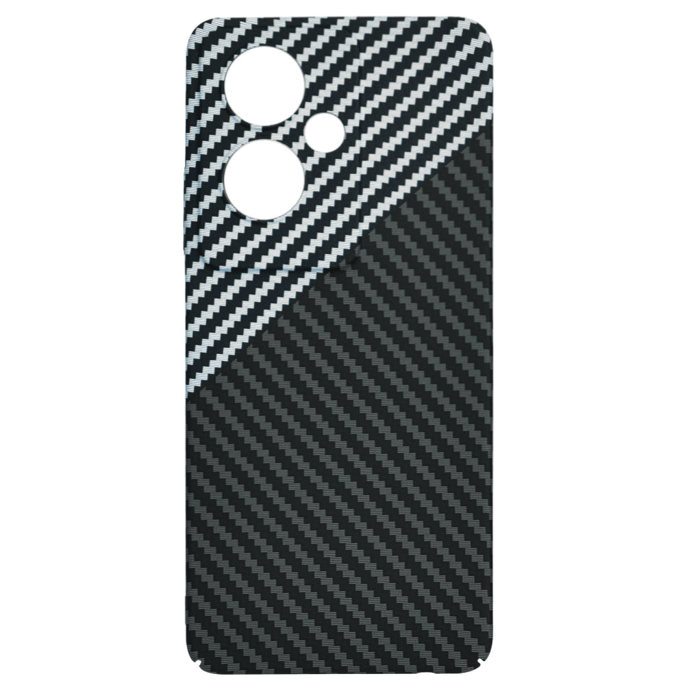Hülle für OnePlus Nord N30 SE / Oppo A79, Techsuit, Carbonite FiberShell, Schwarz Grau