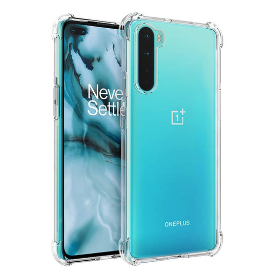 Hülle für OnePlus Nord, Techsuit, stoßfest klar, transparent