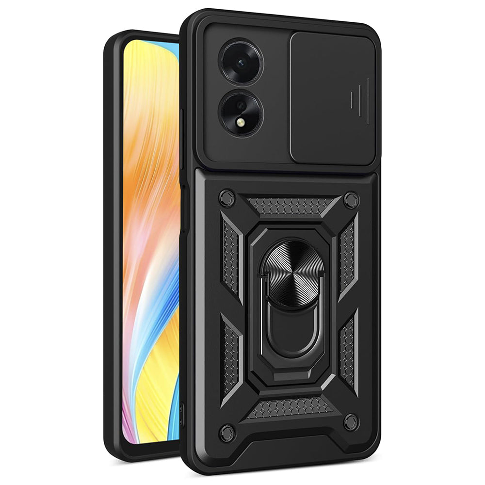 Hülle für Oppo A18 / A38, Techsuit, CamShield, Schwarz