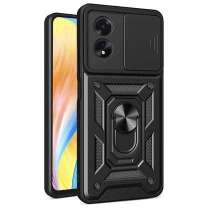 Hülle für Oppo A18 / A38, Techsuit, CamShield, Schwarz
