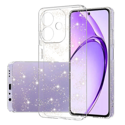 Hülle für Oppo A3 4G / A3 5G, Techsuit, SparkleSkin, Transparent