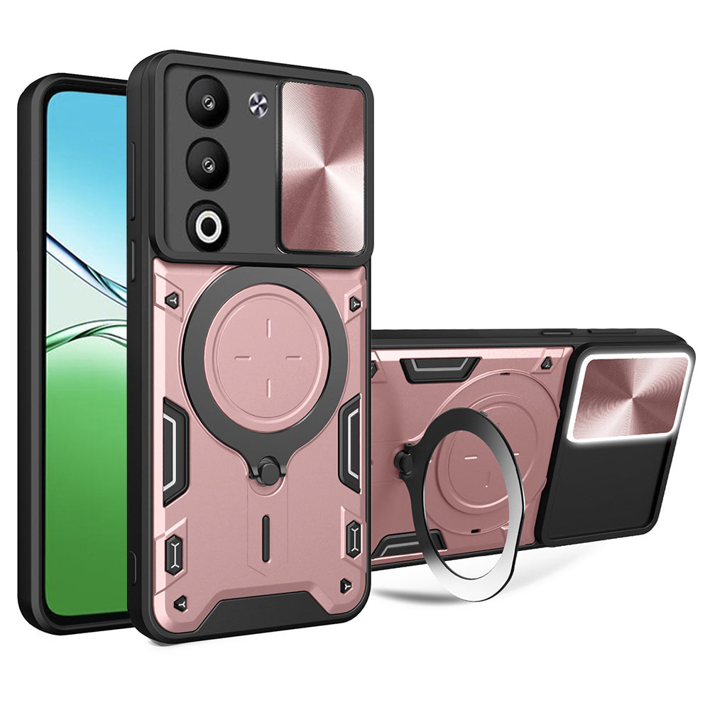 Hülle für Oppo A5 4G / A5 5G, Techsuit, CamGuard Pro, Rosa