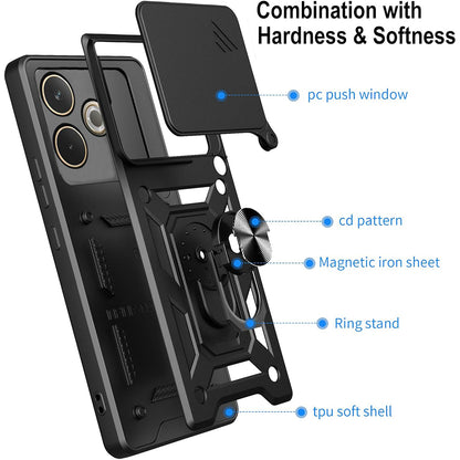 Hülle für Oppo A5 Pro 4G / A5 Pro, Techsuit, CamShield, Schwarz