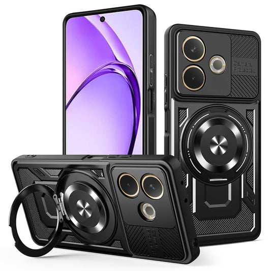 Hülle für Oppo A5 Pro 4G / A5 Pro, Techsuit, RuggedCam, Schwarz