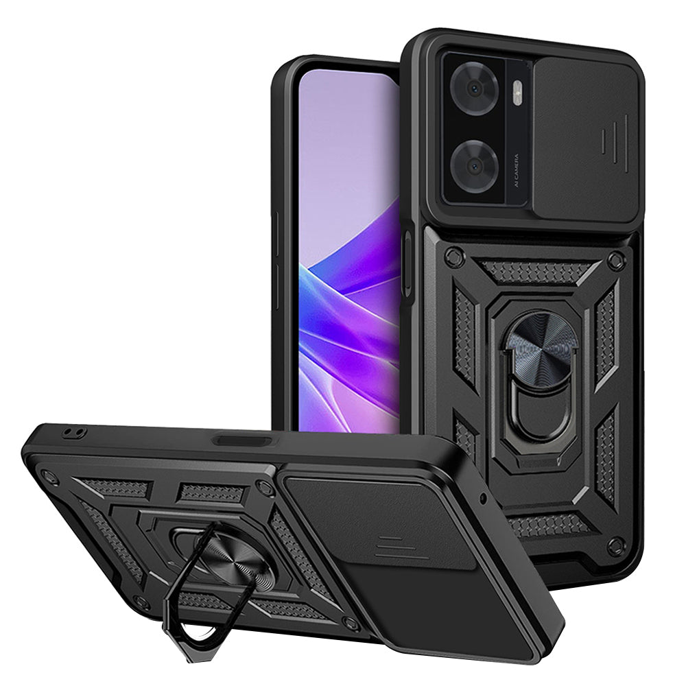 Hülle für Oppo A57 4G / A57s / Oneplus Nord N20 SE, Techsuit, CamShield, Schwarz