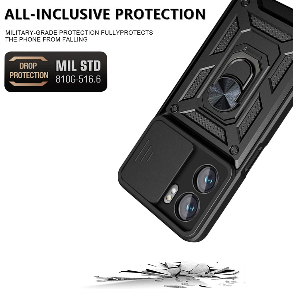 Hülle für Oppo A57 4G / A57s / Oneplus Nord N20 SE, Techsuit, CamShield, Schwarz