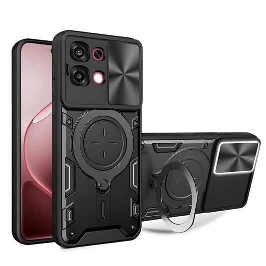 Hülle für Oppo A6 Pro 5G / A6 Pro 4G, Techsuit, CamGuard Pro, Schwarz